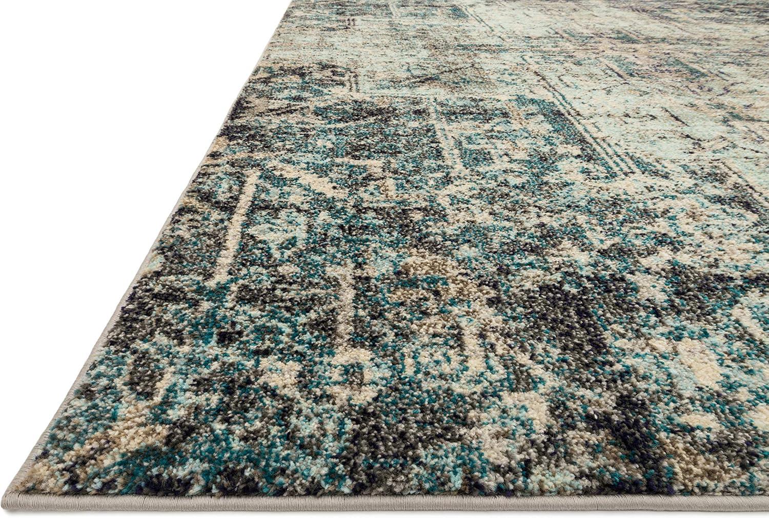 Loloi II Nadia Abstract Smoke / Slate Area Rug