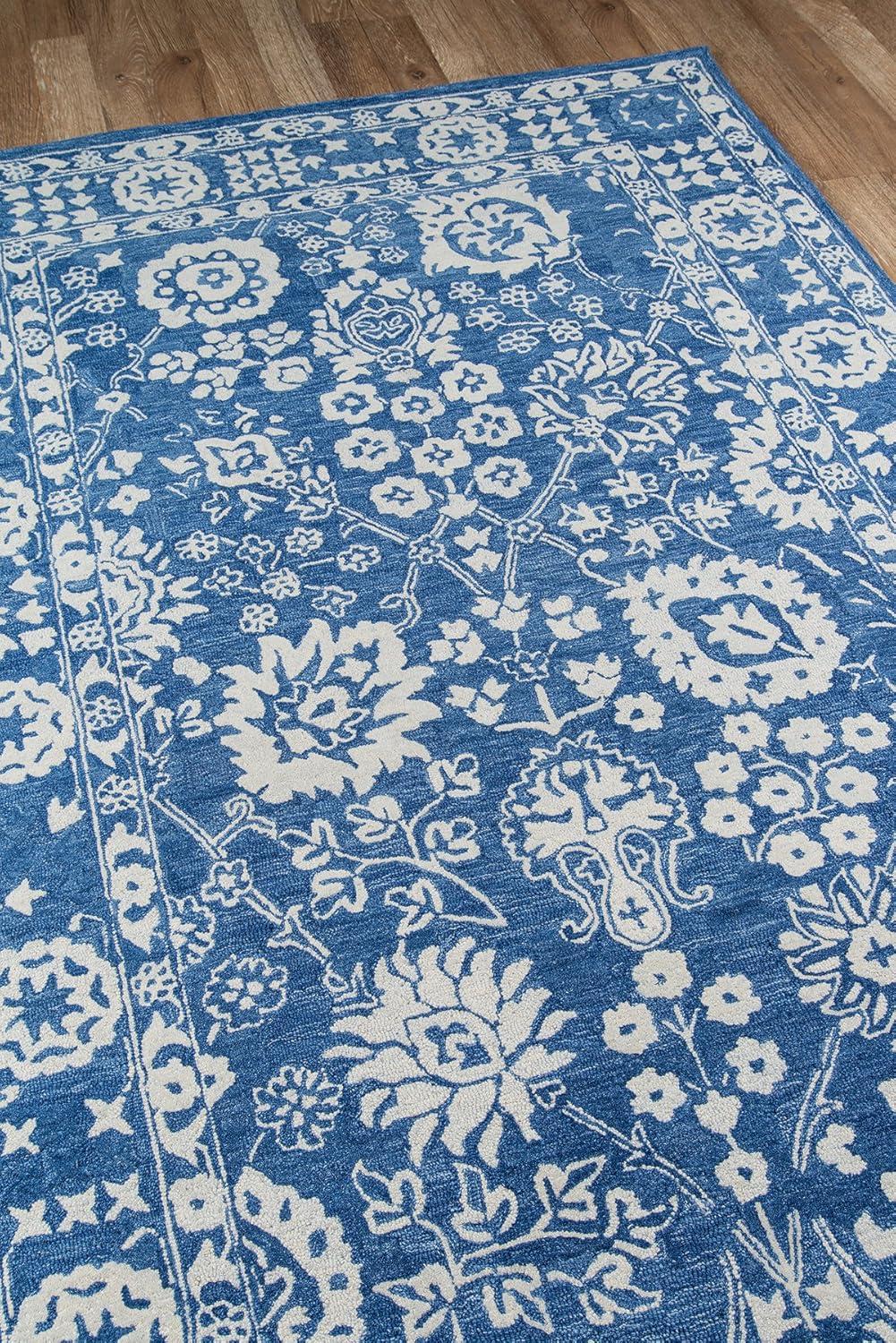 Momeni Traditional Rectangle Area Rug, Blue, 2' X 3'