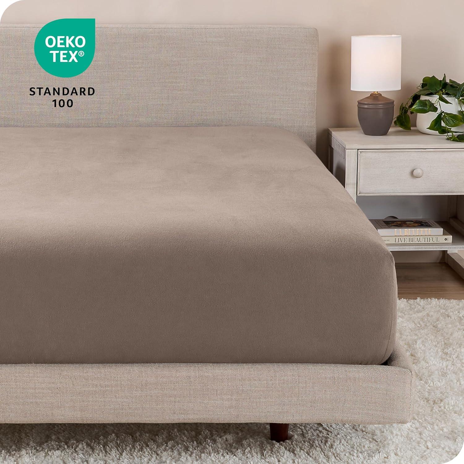 Bare Home Flannel Fitted Sheet