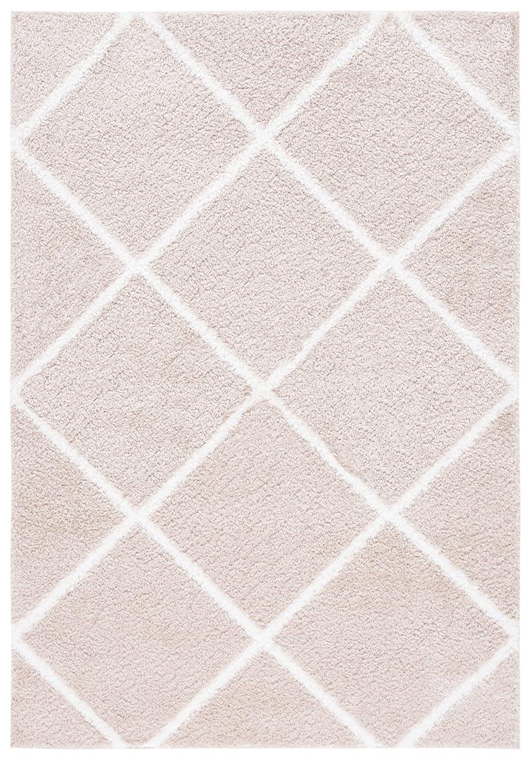 Latitude Run® Tahoe Shag Performance Geometric Rug