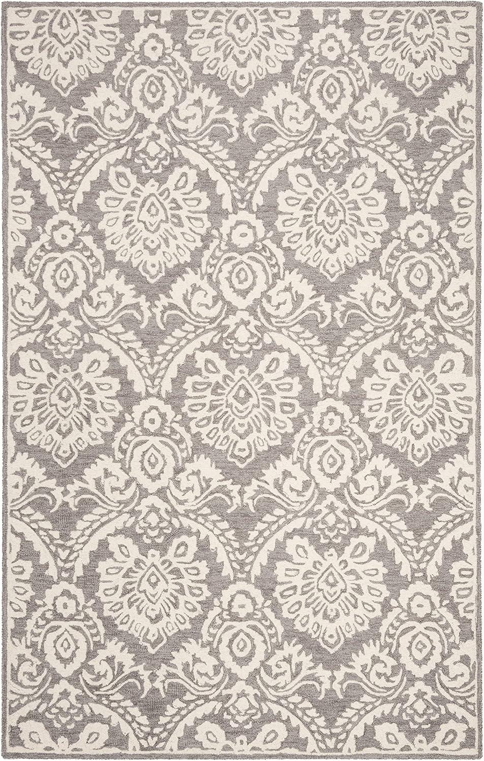 Tansy Wool Ivory/Gray Rug