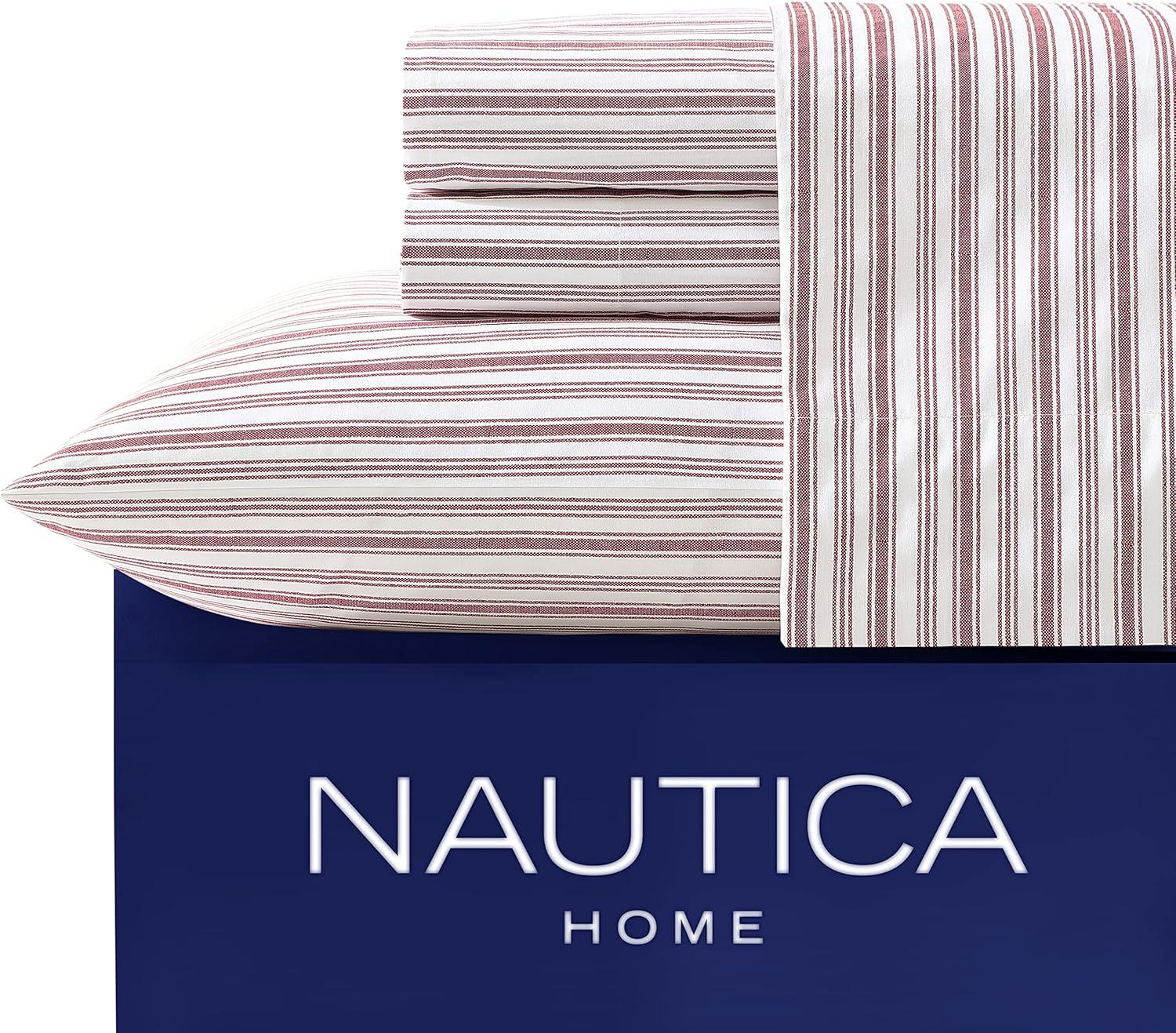 Nautica Printed Cotton Percale Sheet Sets