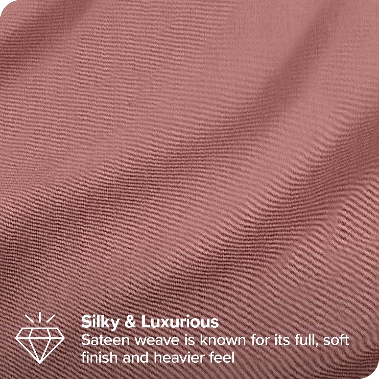 Bare Home 400 Thread Count Sateen Sheet Set