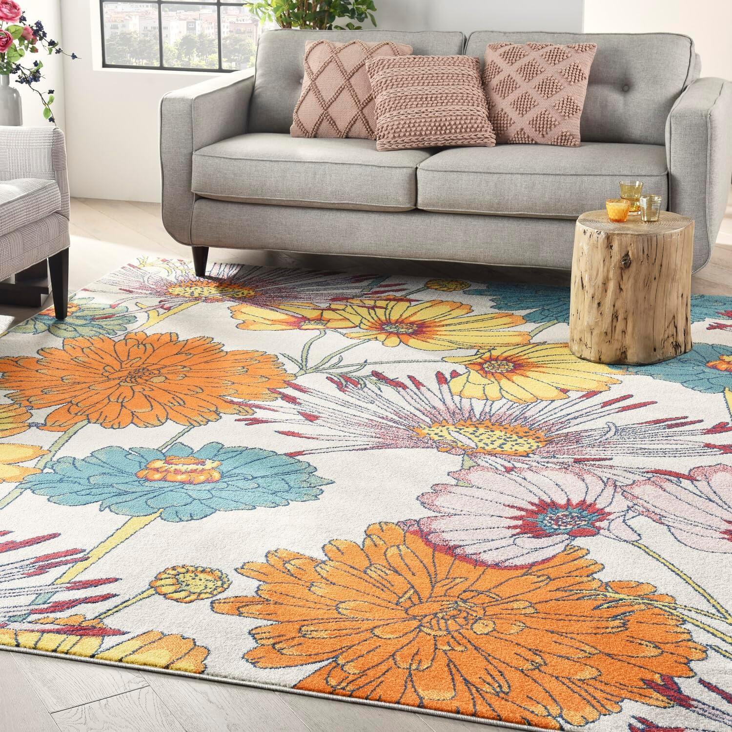 Nourison Allur Oversized Flowers Indoor Area Rug