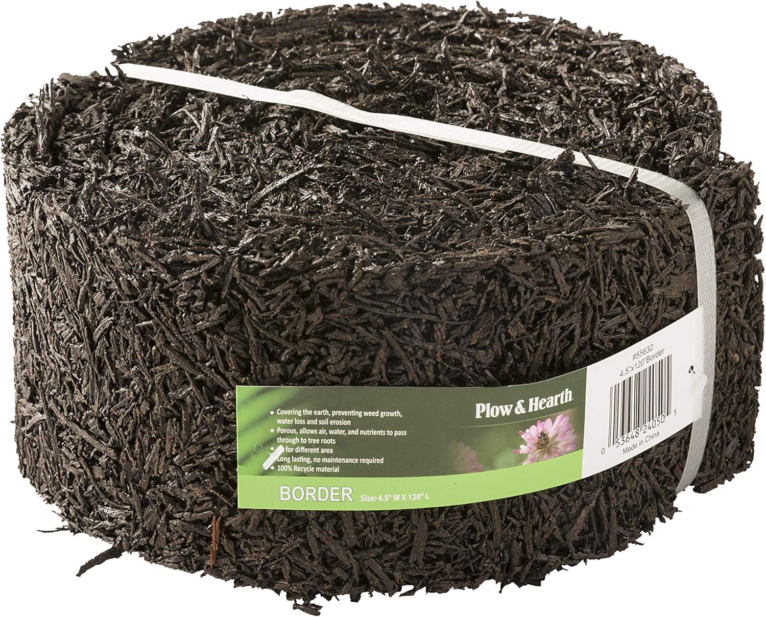 Evergreen Enterprises, Inc Perma Mulch Recycled Rubber Garden Border Edging, 120" L