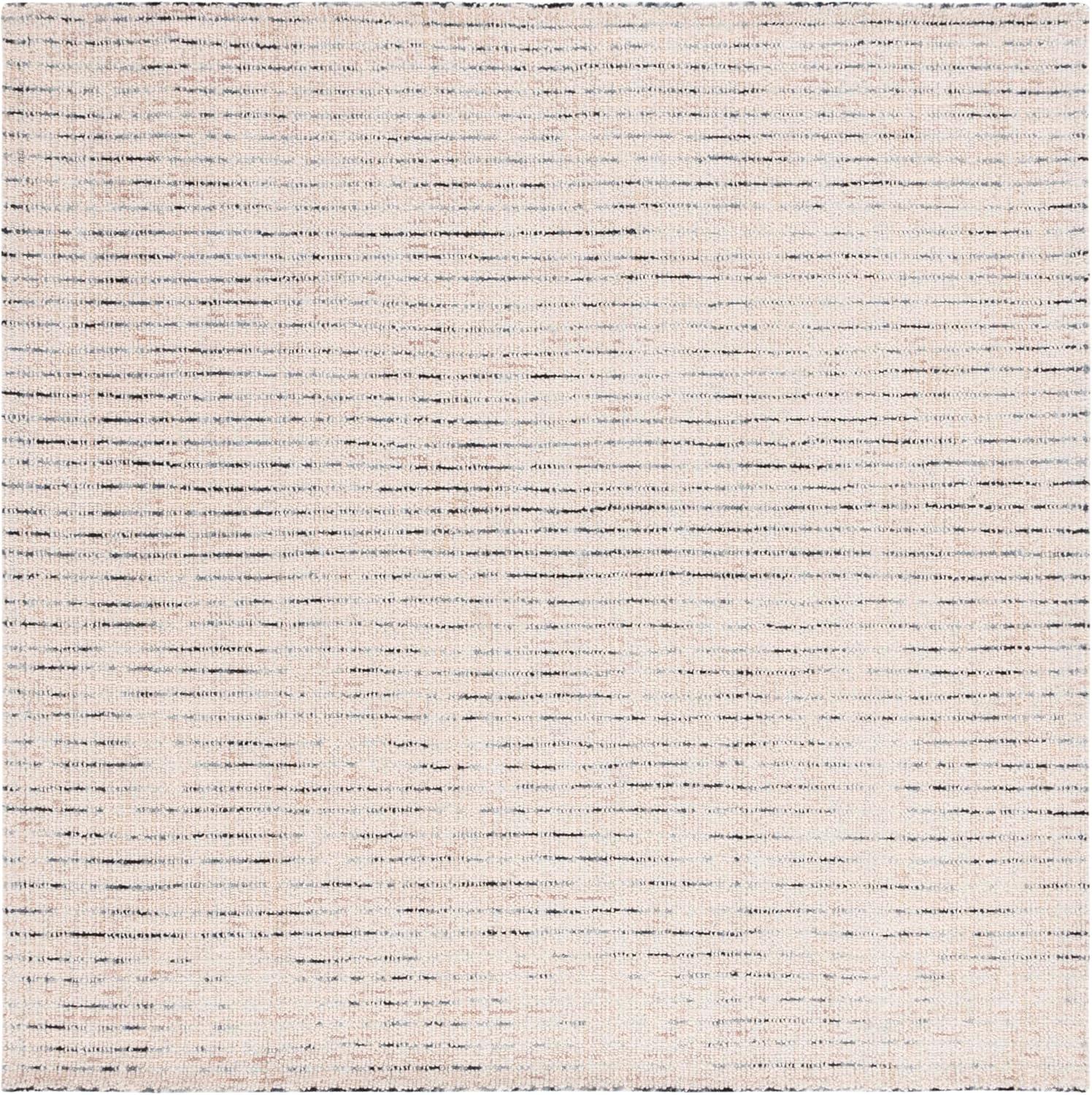 Abstract ABT468 Handmade Indoor Area Rug - Ivory/Light Gray - 4'x6' - Safavieh