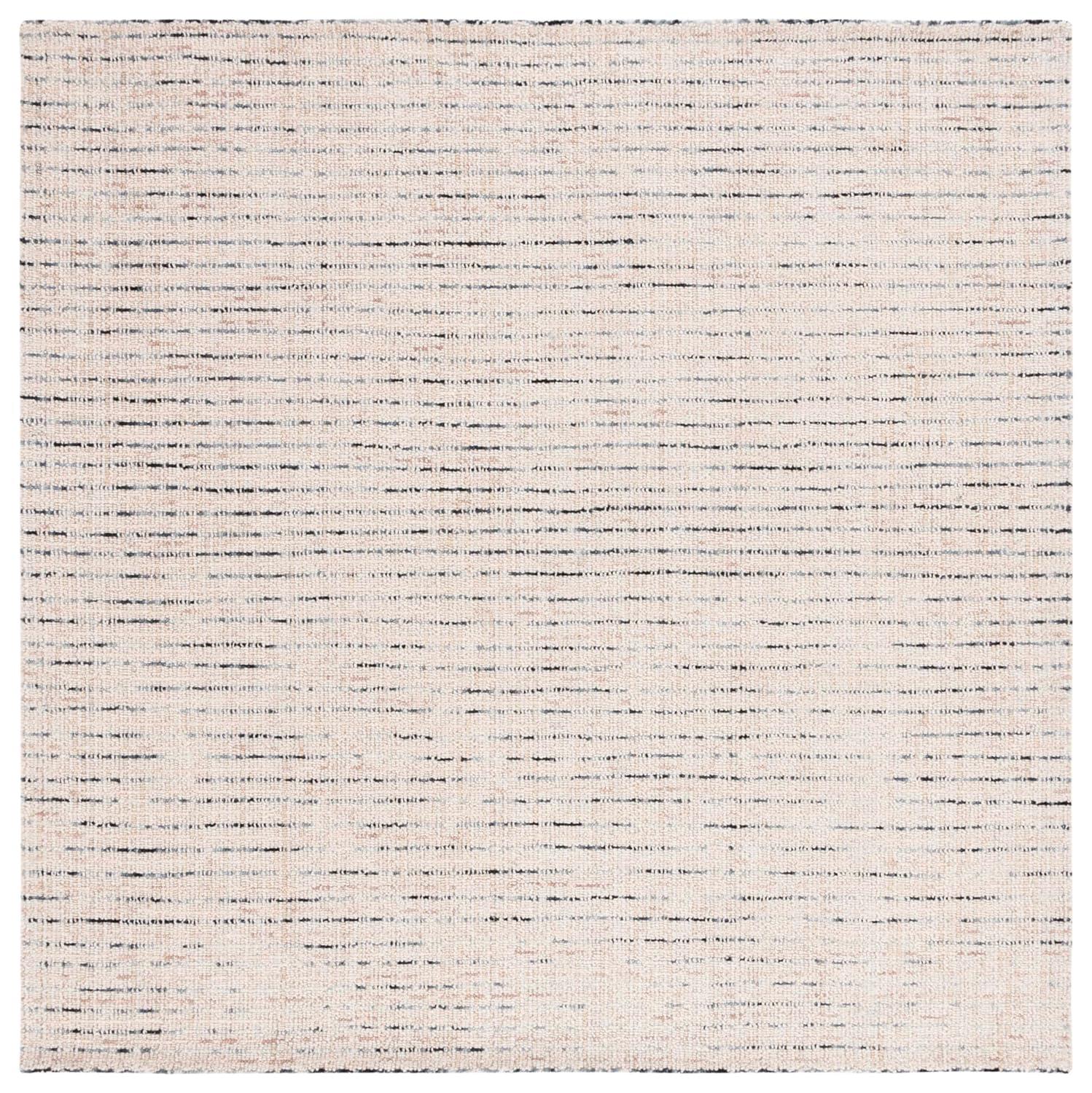 Abstract ABT468 Handmade Indoor Area Rug - Ivory/Light Gray - 4'x6' - Safavieh
