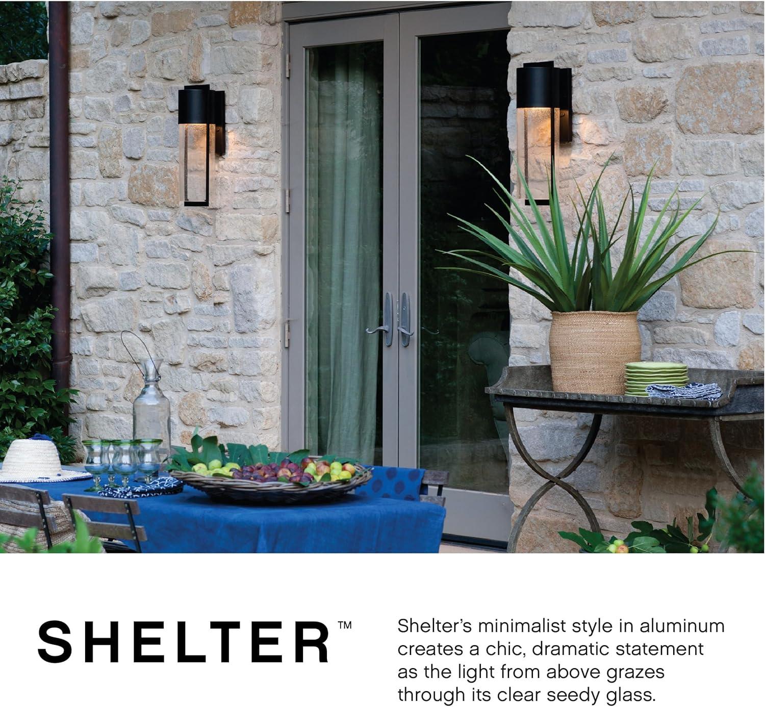 Hinkley Lighting 1326-Ll Shelter 1 Light 15-1/2" Tall Outdoor Wall Sconce W