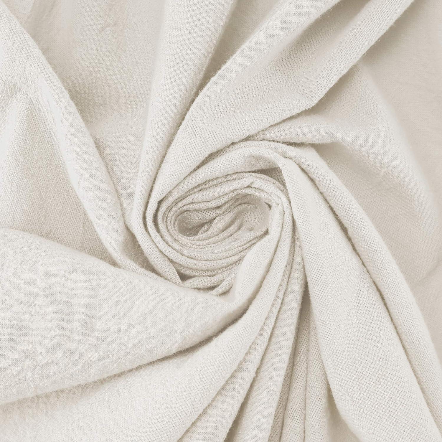 Hokku Designs 52"W x 84"L Washed Cotton Twist Tab Curtain