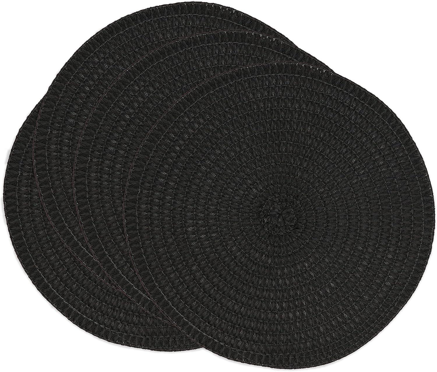 Saro Lifestyle Round Design Table Mats (Set of 4)