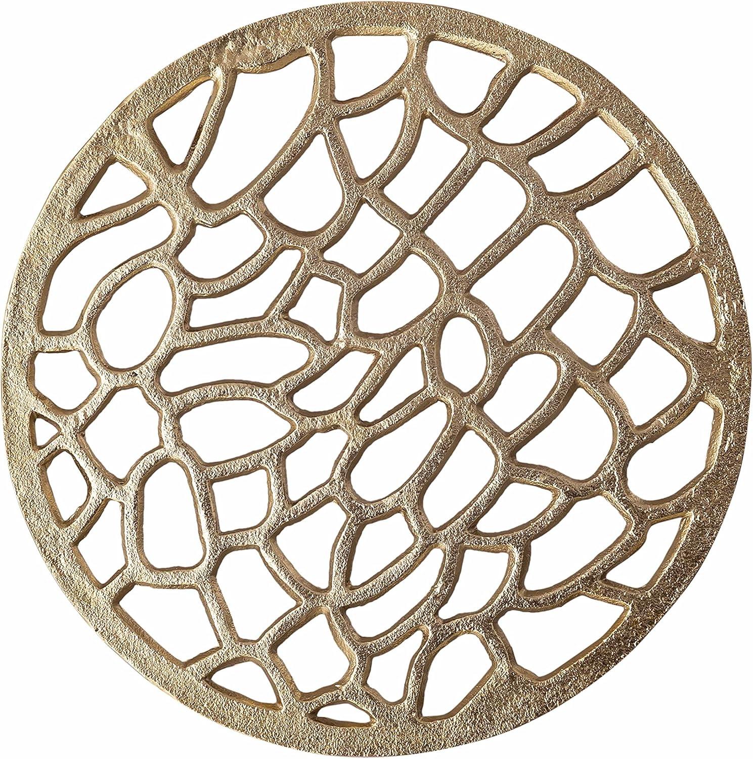 TOV Furniture Inspire Me! Home Decor Sophia Gold Round Side Table