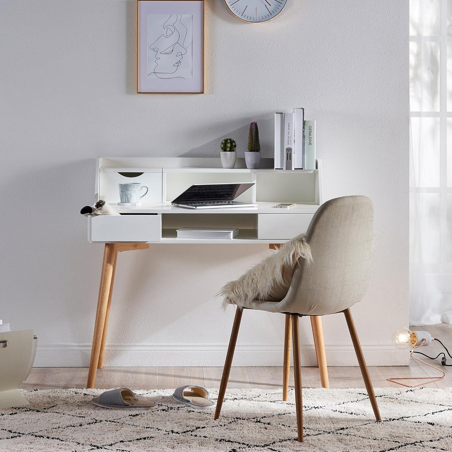 Creativo Wooden Writing Desk with Storage - Teamson Home