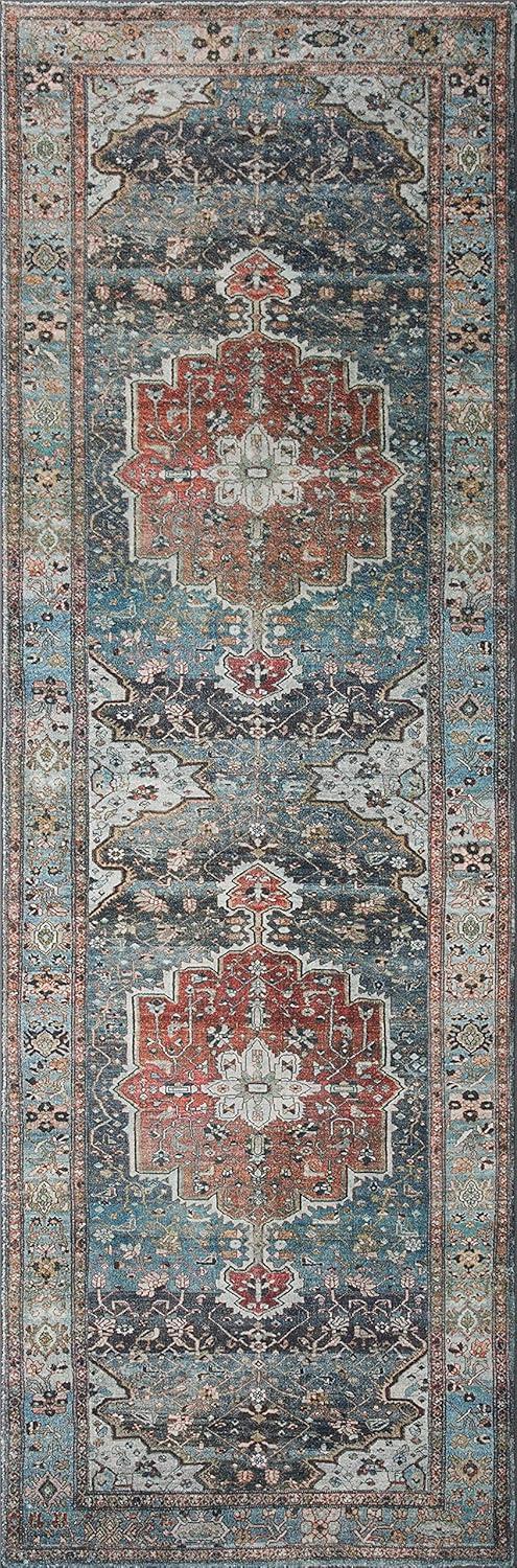Loloi II Loloi Margot Ocean/Brick Area Rug feat. CloudPile
