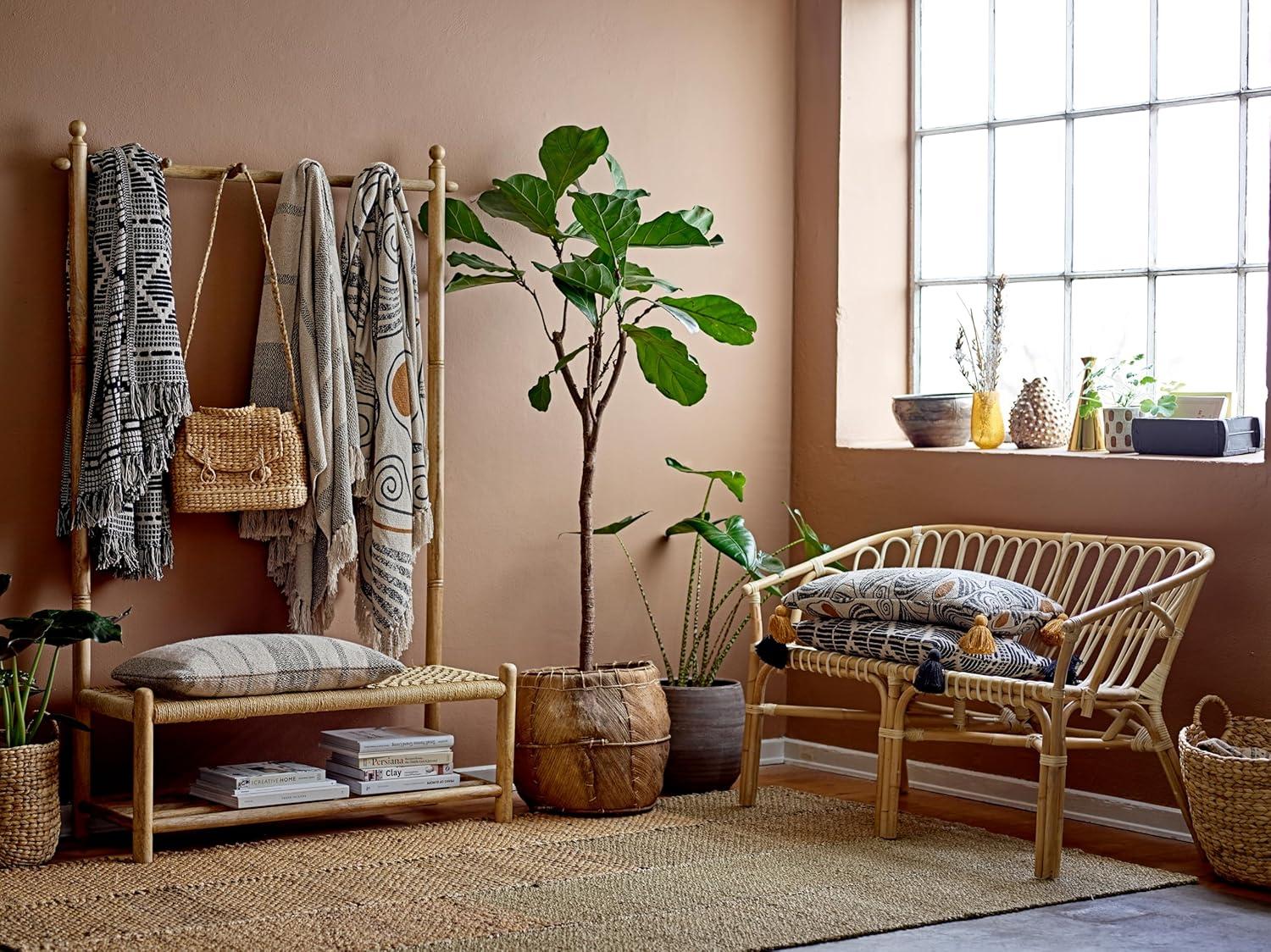 Bloomingville Hand Woven Throw Blanket