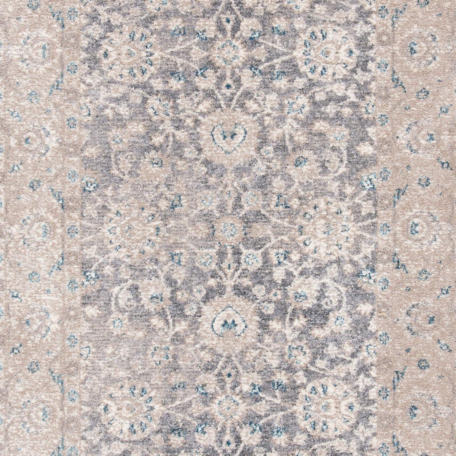 Sofia SOF330 Power Loomed Indoor Area Rug - Light Grey/Beige - 8'x11' - Safavieh.