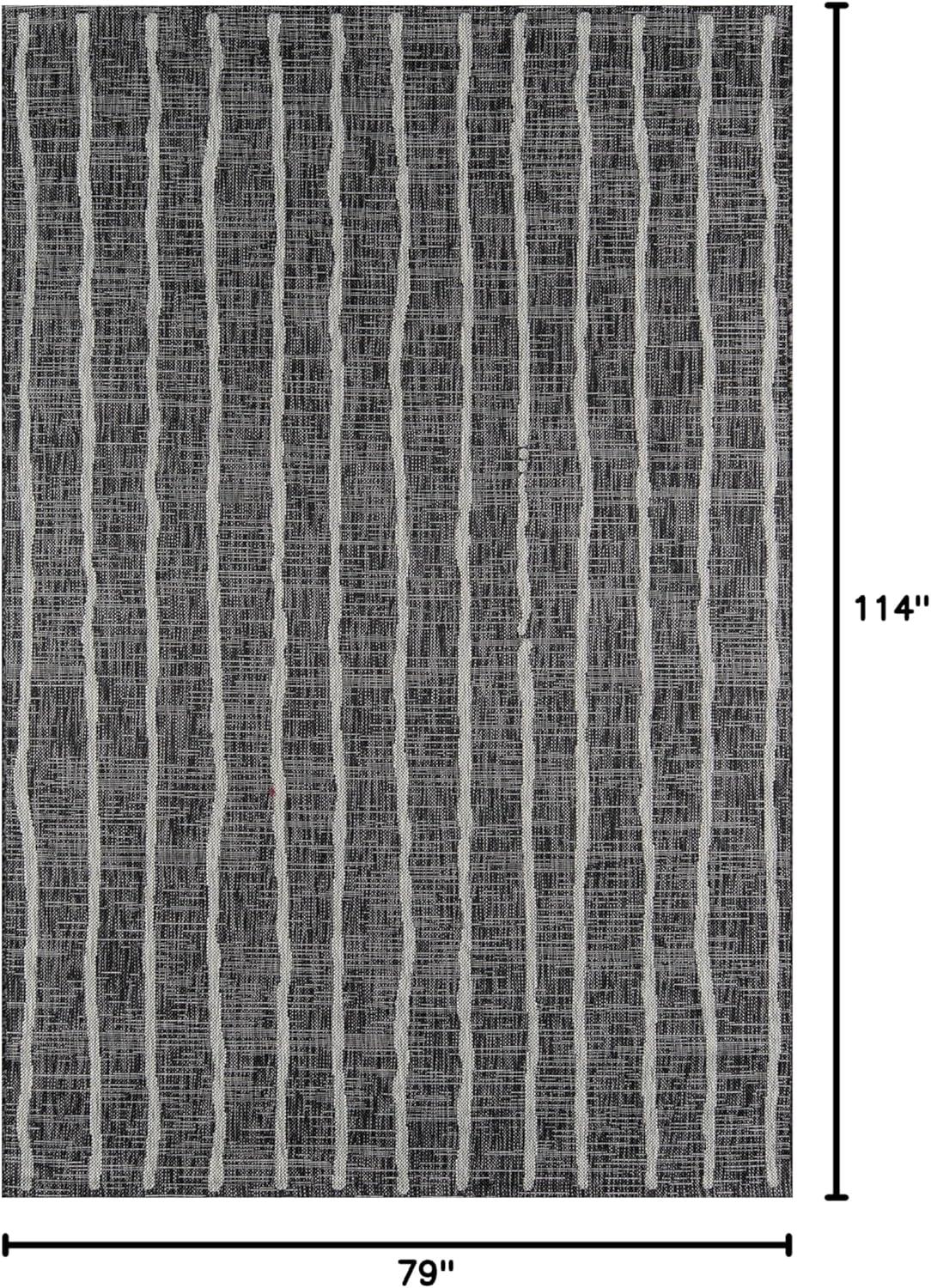 Sicily Charcoal Indoor/Outdoor Rug