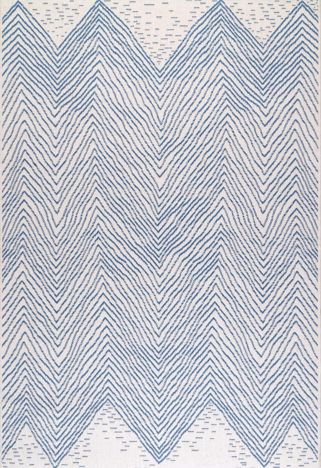 nuLOOM Carina Chevron Waves Indoor/Outdoor Area Rug