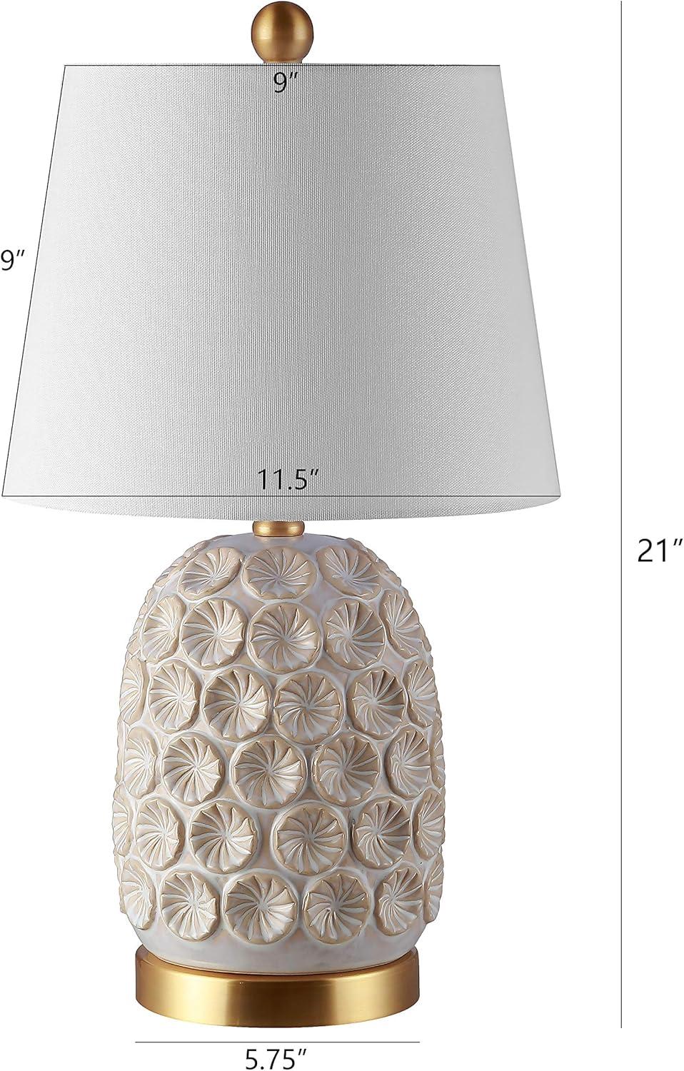 Lamson Table Lamp - Cream - Safavieh.