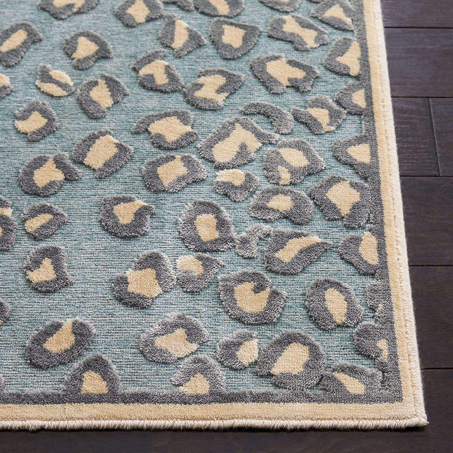 Paradise PAR84 Power Loomed Indoor Area Rug - Cream/Spruce - 5'3"x7'6" - Safavieh.