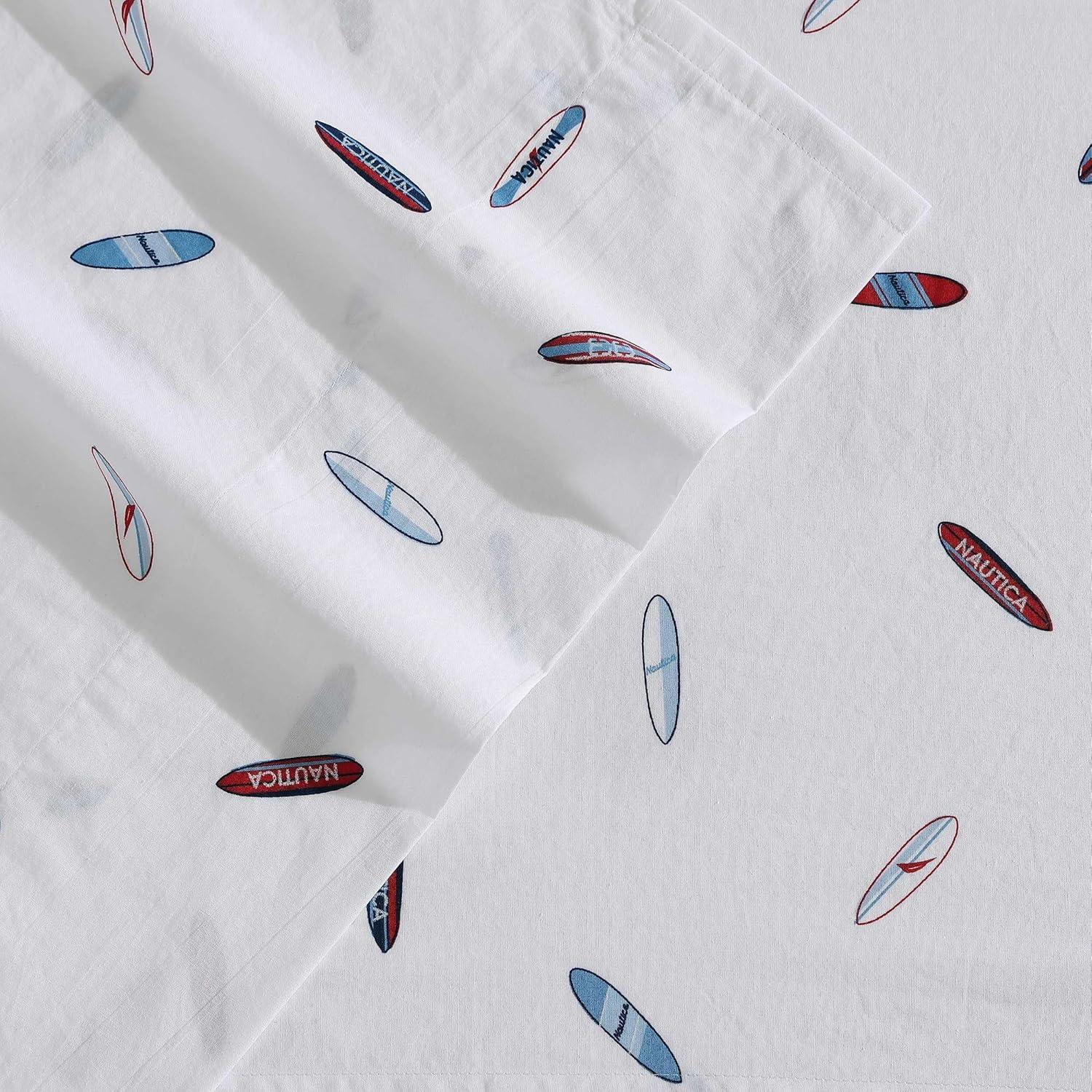 Nautica Printed Cotton Percale Sheet Sets