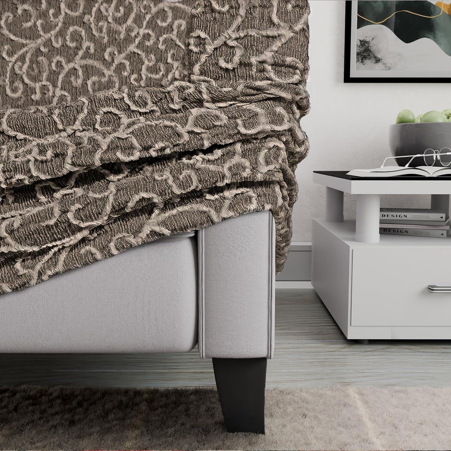 Stretchy Slipcover for Recliner 3-seater Sofa - Premium Quality & Style - Jacquard Collection