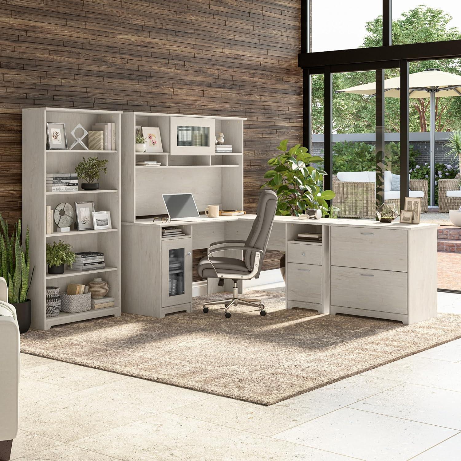 Shelonda L-Shaped Executive Desk