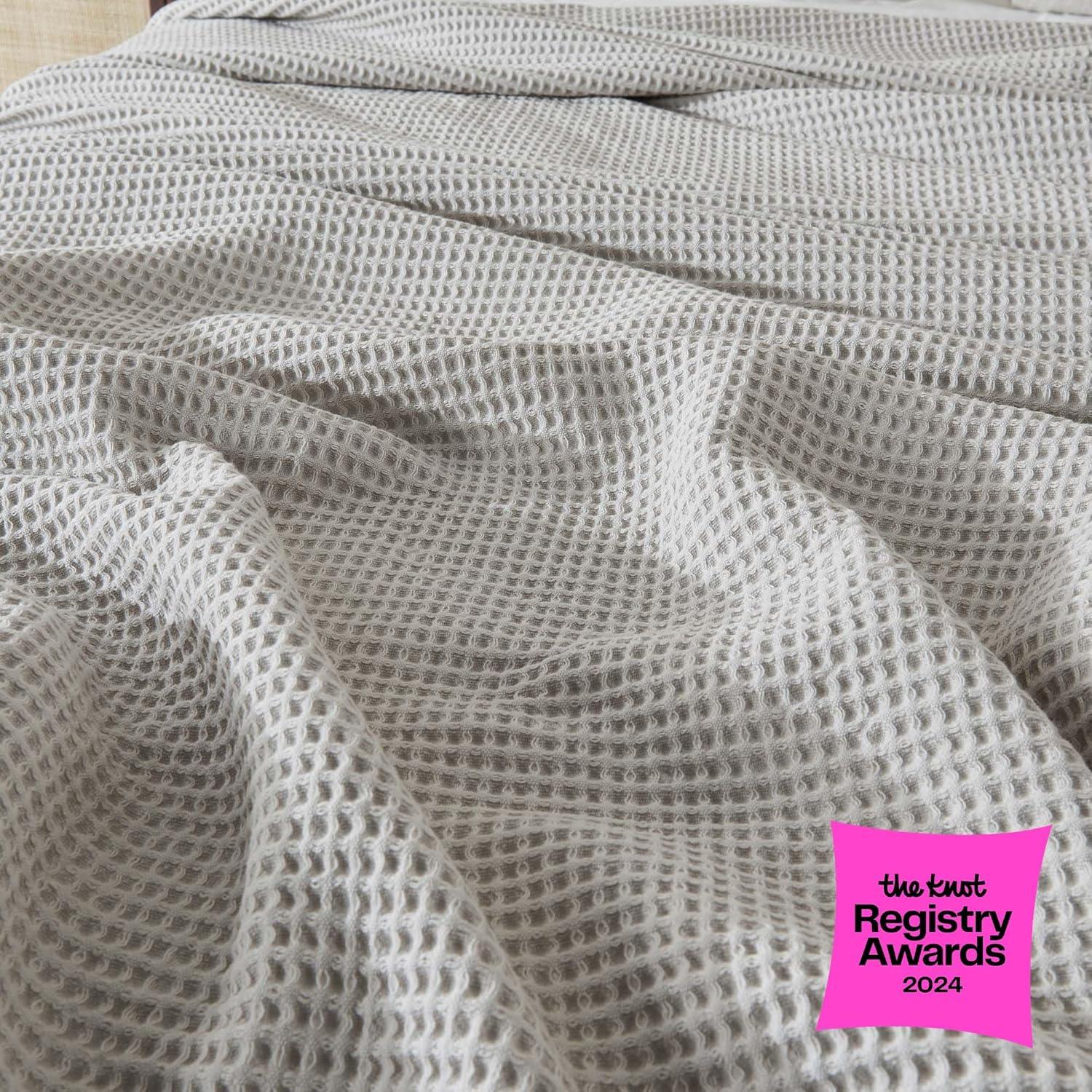 100% Cotton Waffle Weave Blanket