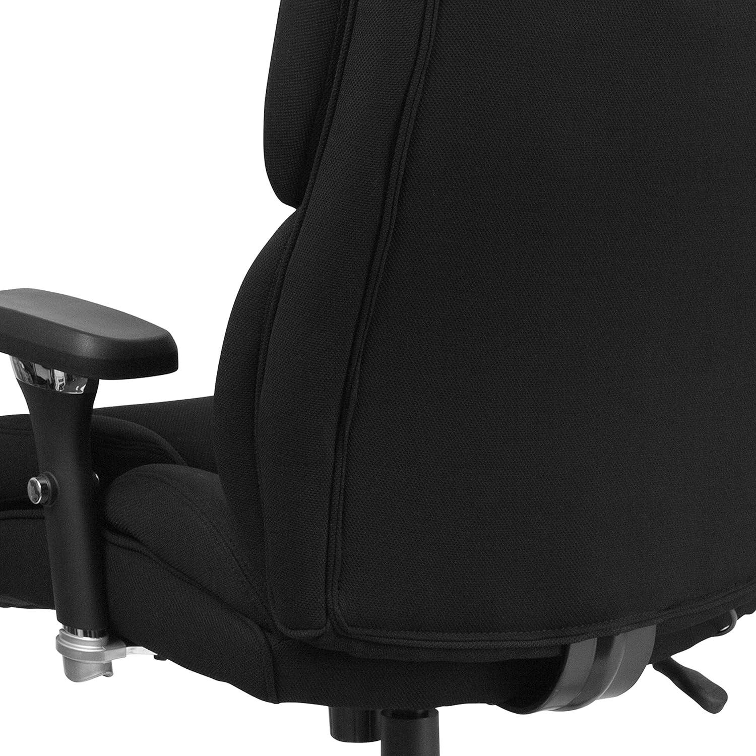 Flash Furniture HERCULES Series 24/7 Intensive Use Big & Tall 400 lb. Rated Executive Swivel Ergonomic Office Chair with Lumbar Knob and Tufted Headrest & Back