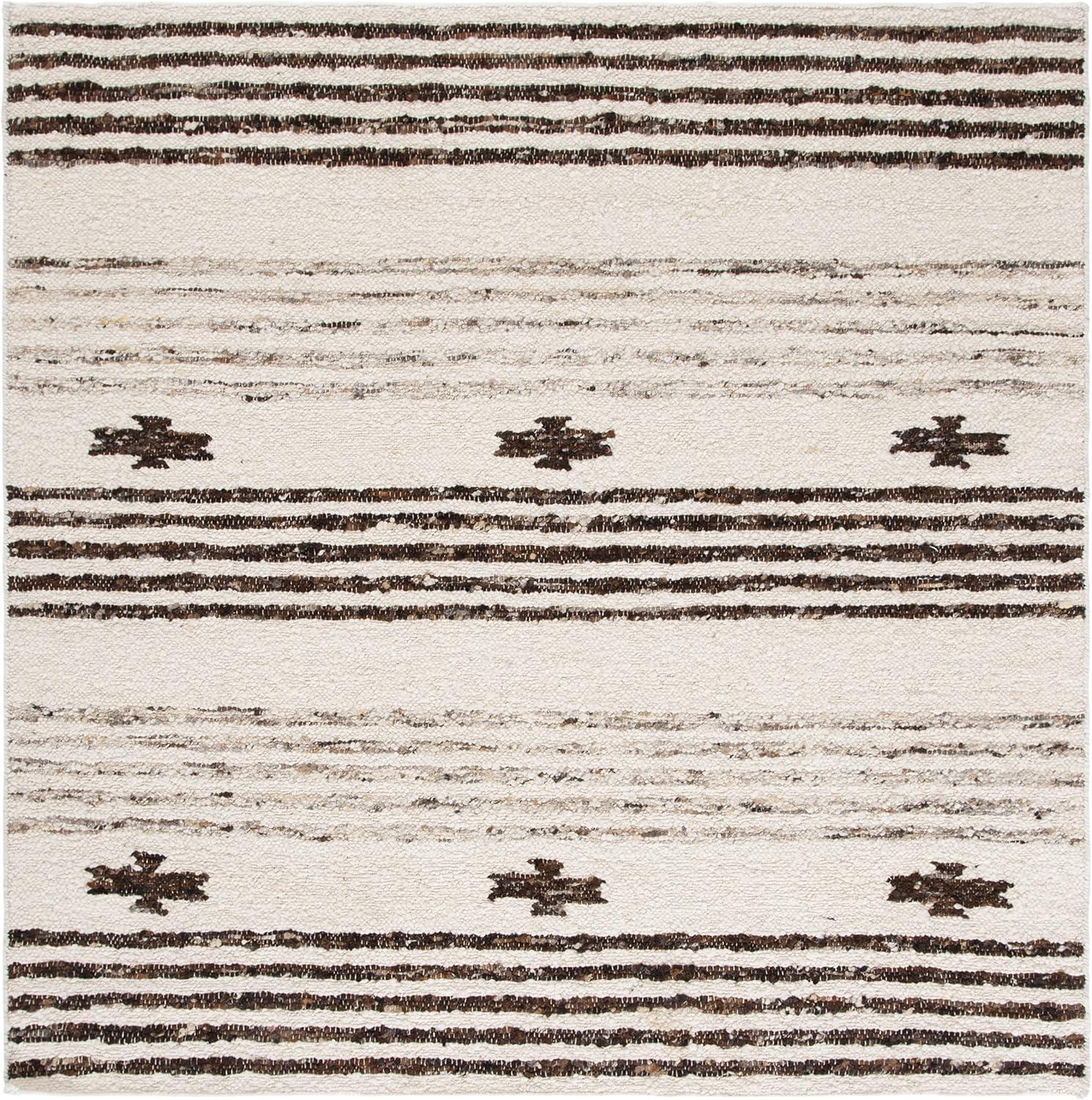 Abbie-Lea Natura Hand Woven 90% Wool And 10% Cotton Southwestern Rug