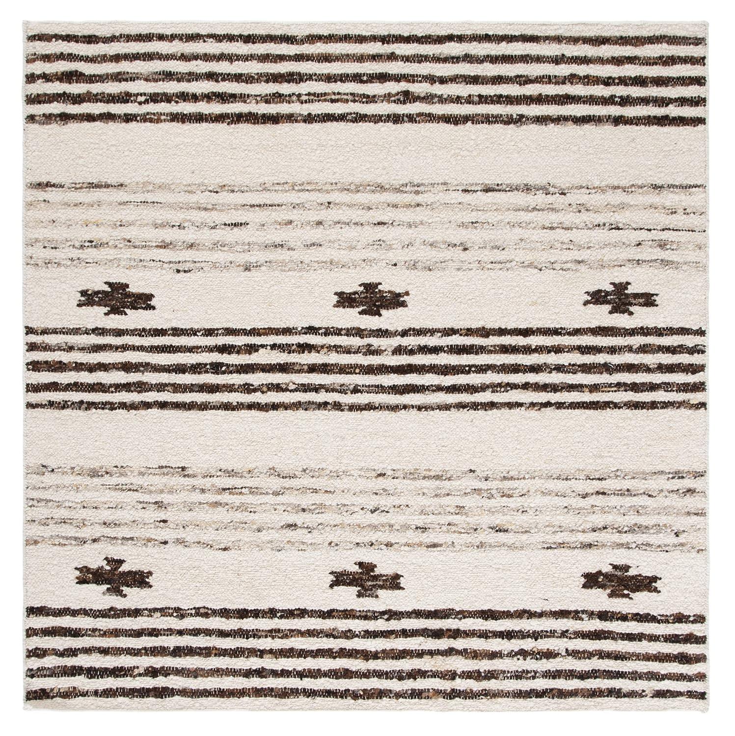 Abbie-Lea Natura Hand Woven 90% Wool And 10% Cotton Southwestern Rug