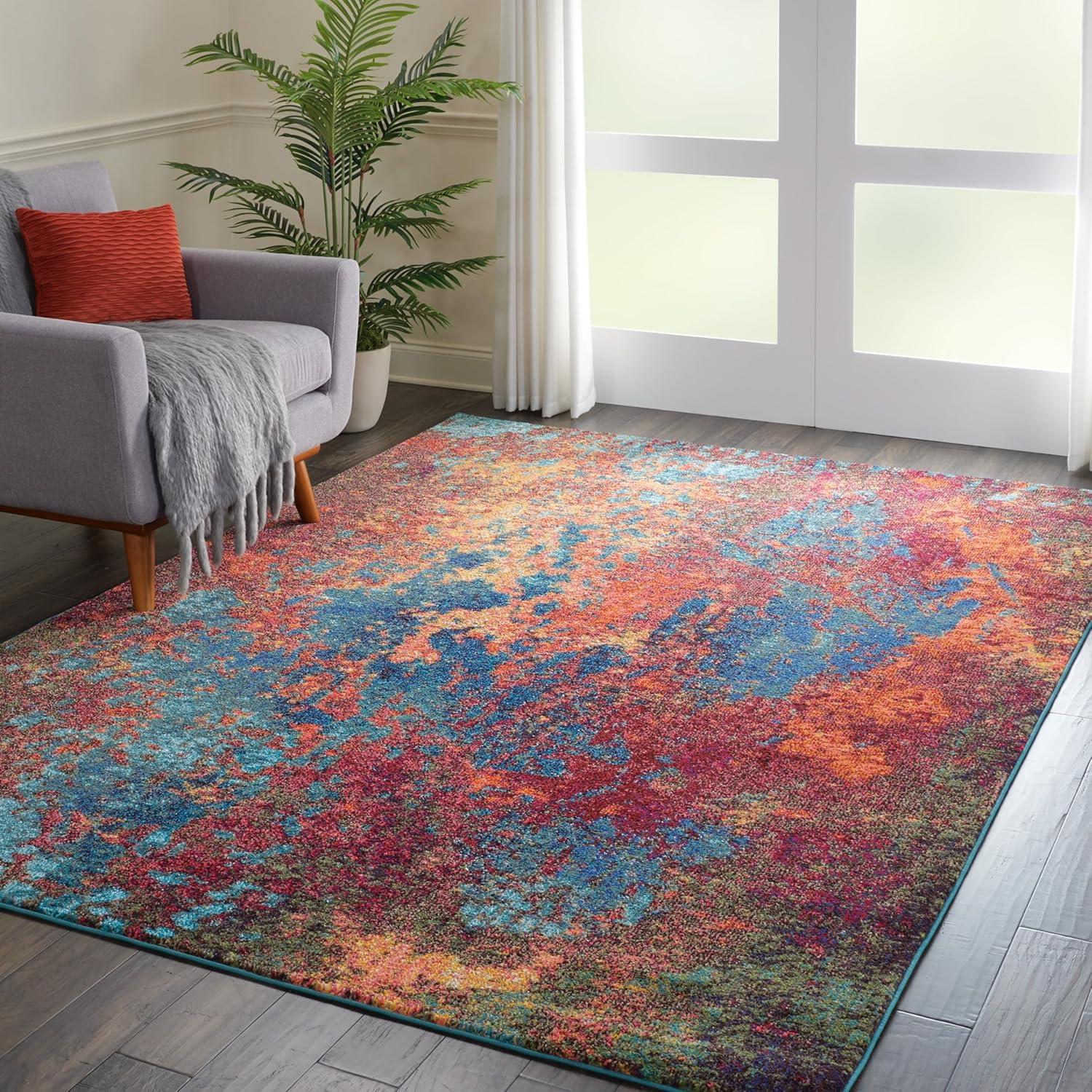 Nourison Celestial Atlantic Abstract Indoor Rug