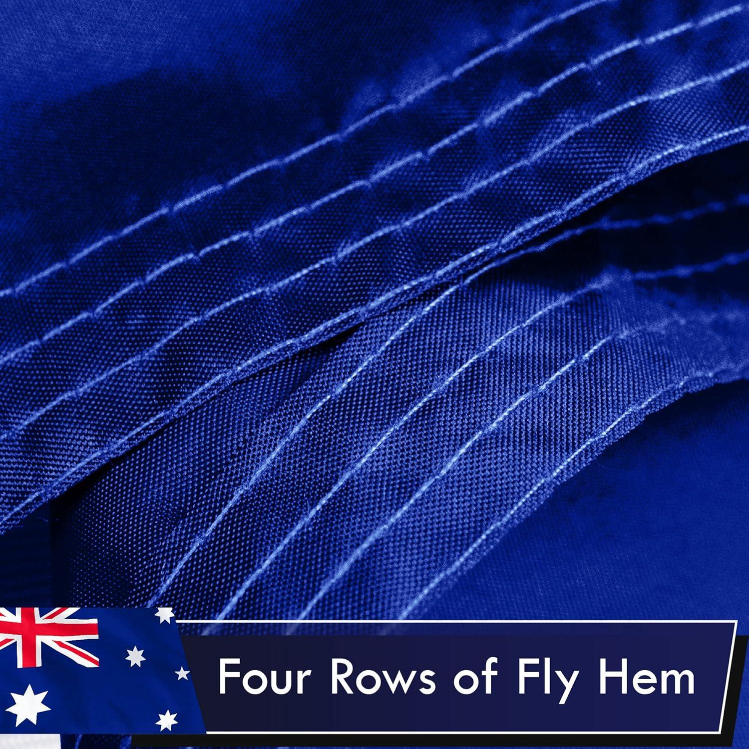 Australian Flag 3x5 Ft Polyester with Brass Grommets