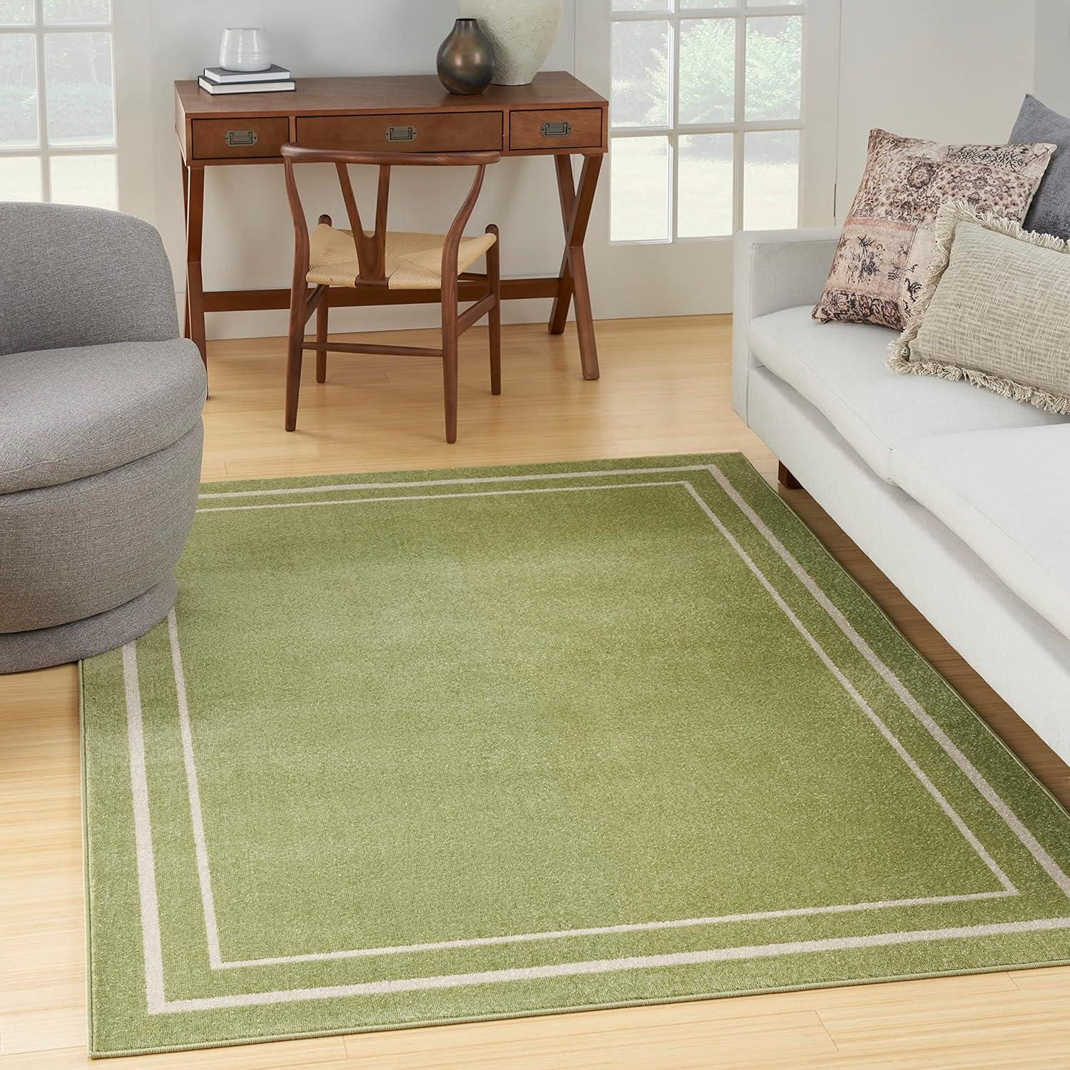 Nourison Essentials Bordered Indoor Outdoor Area Rug