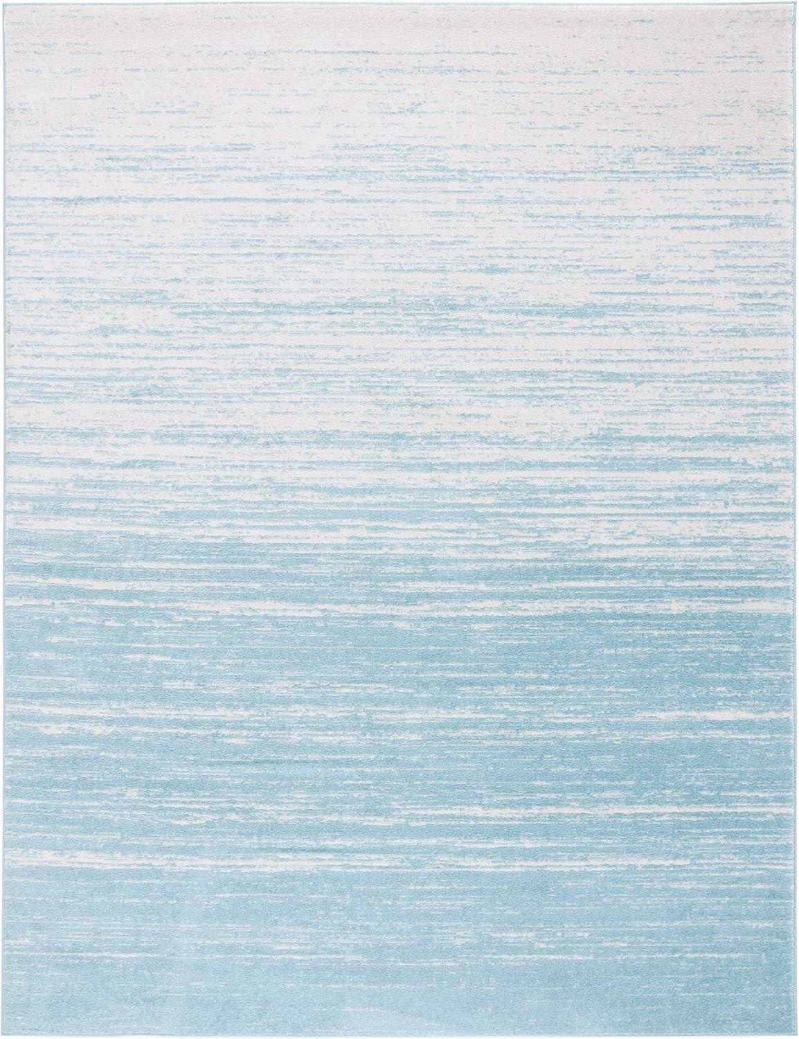 SAFAVIEH Adirondack Esmond Abstract Area Rug, Aqua/Ivory, 9' x 12'