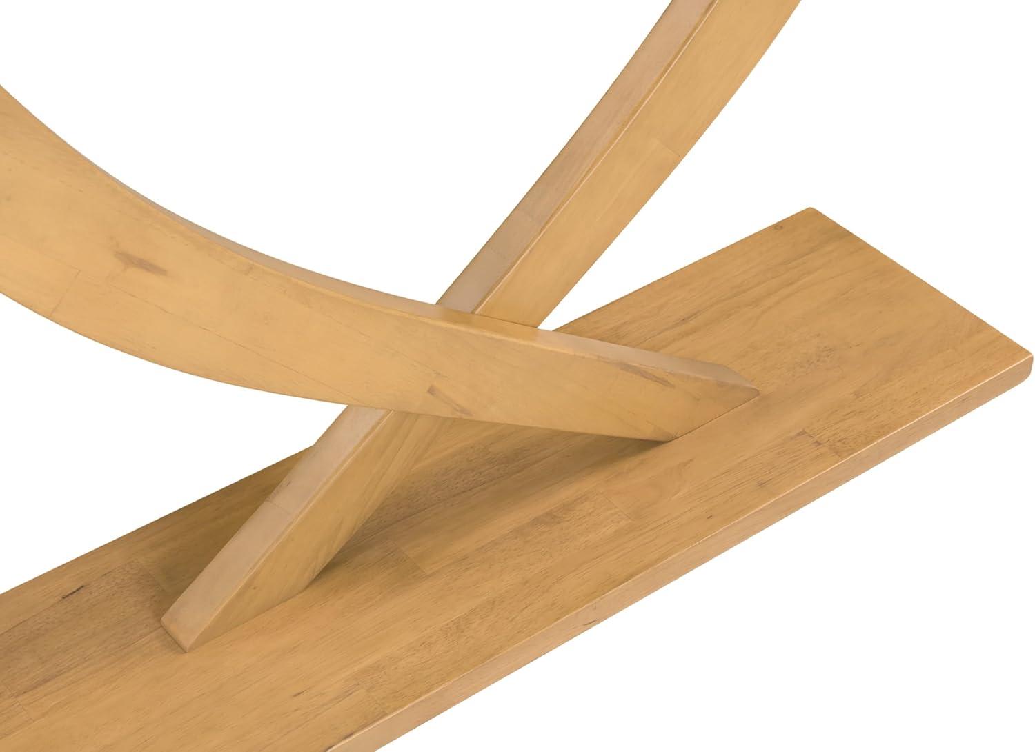 Rasmus Console Table Honeycomb - Boraam: Acacia Wood, Transitional Style, for Living Room & Hallway