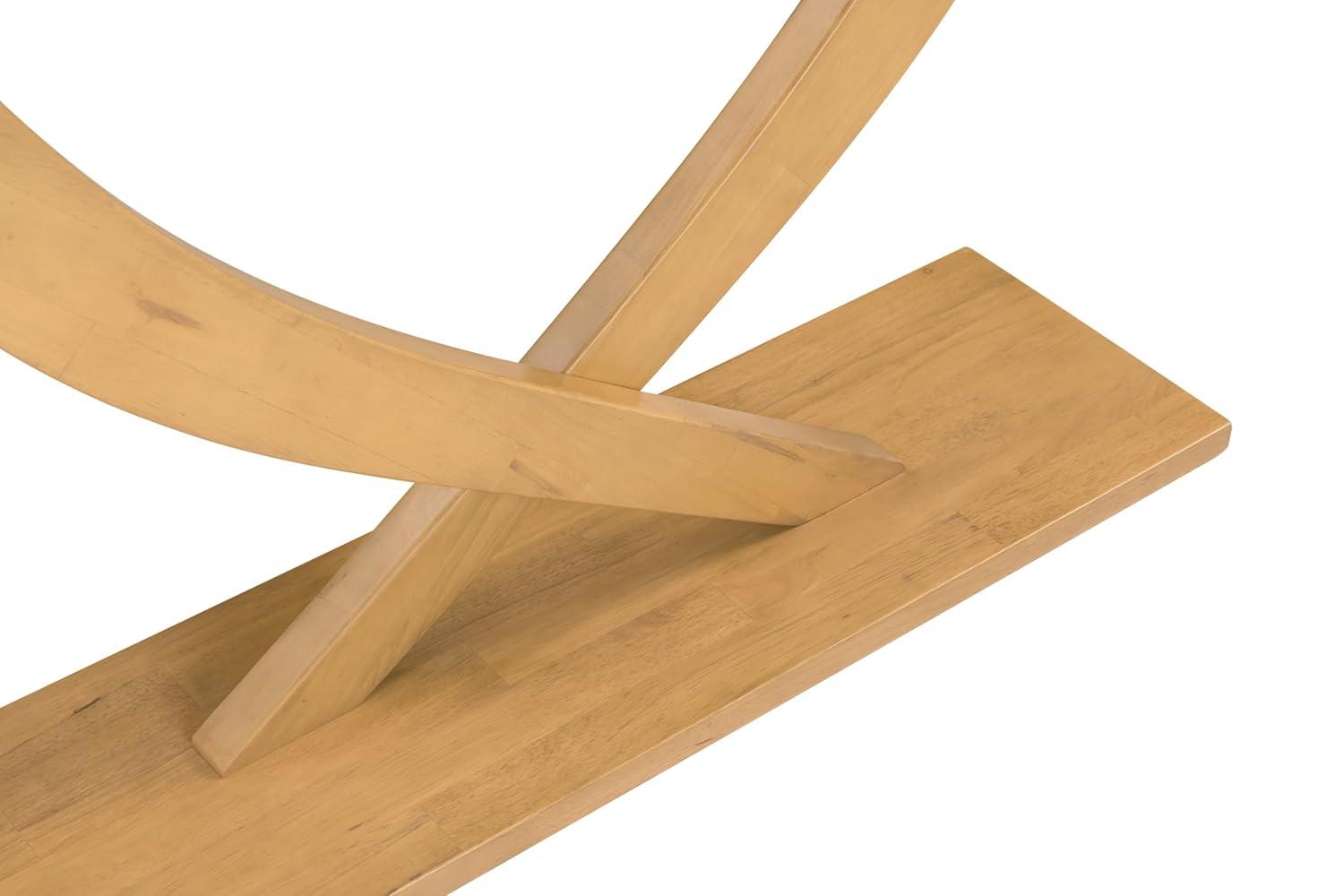 Rasmus Console Table Honeycomb - Boraam: Acacia Wood, Transitional Style, for Living Room & Hallway