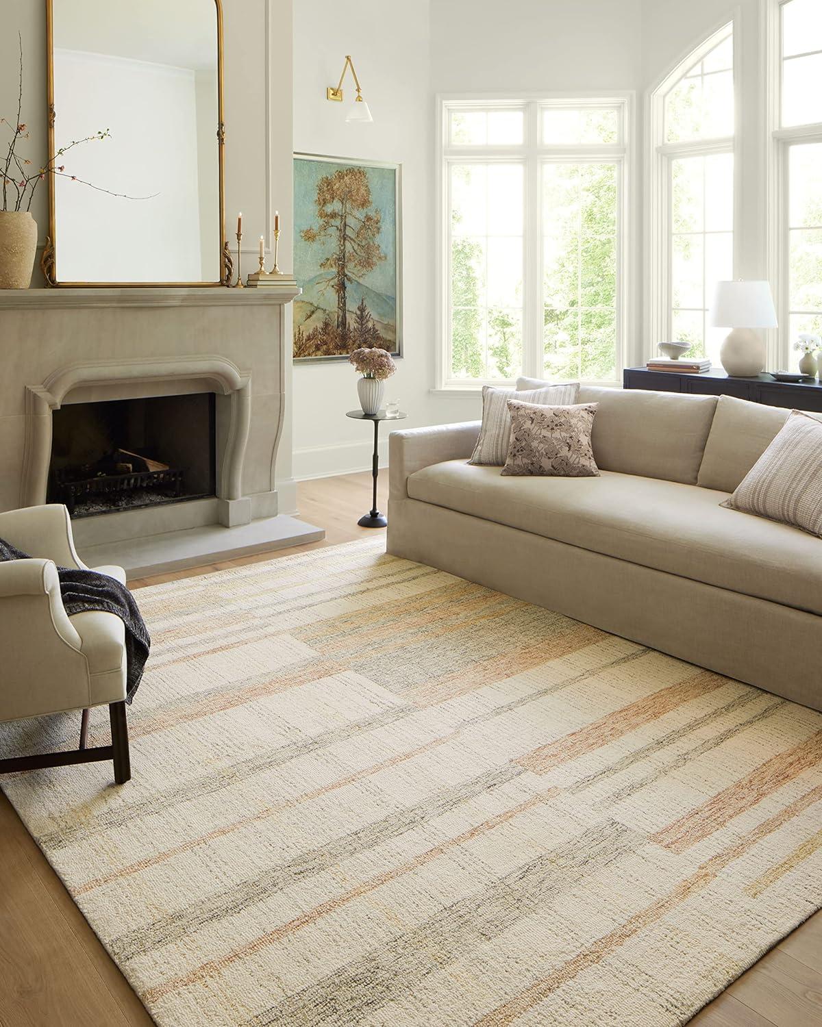 Chris Loves Julia x Loloi Chris Collection CHR-04 Natural / Multi, TransitionalArea Rug