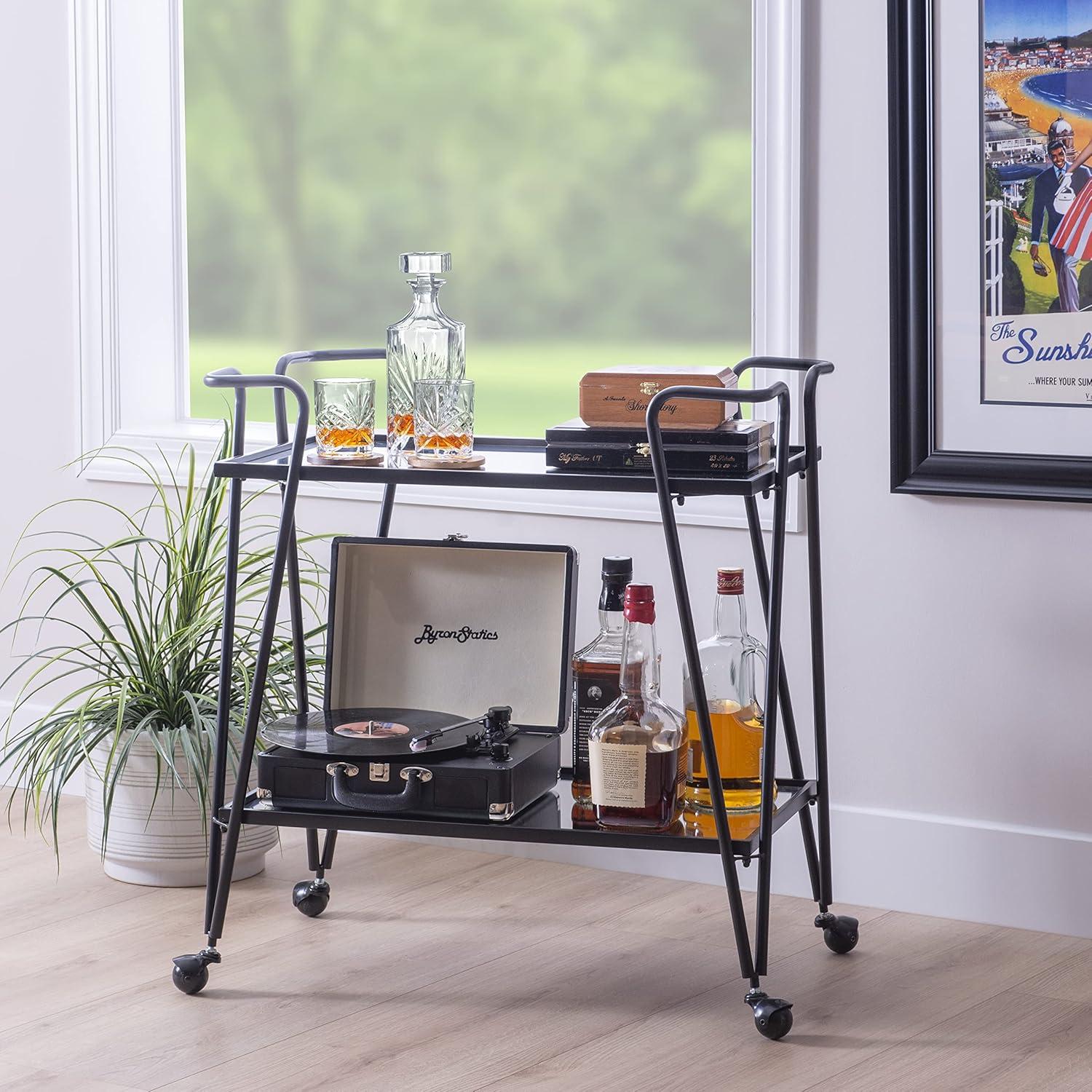 Mid-Century Modern Bar Cart - Linon