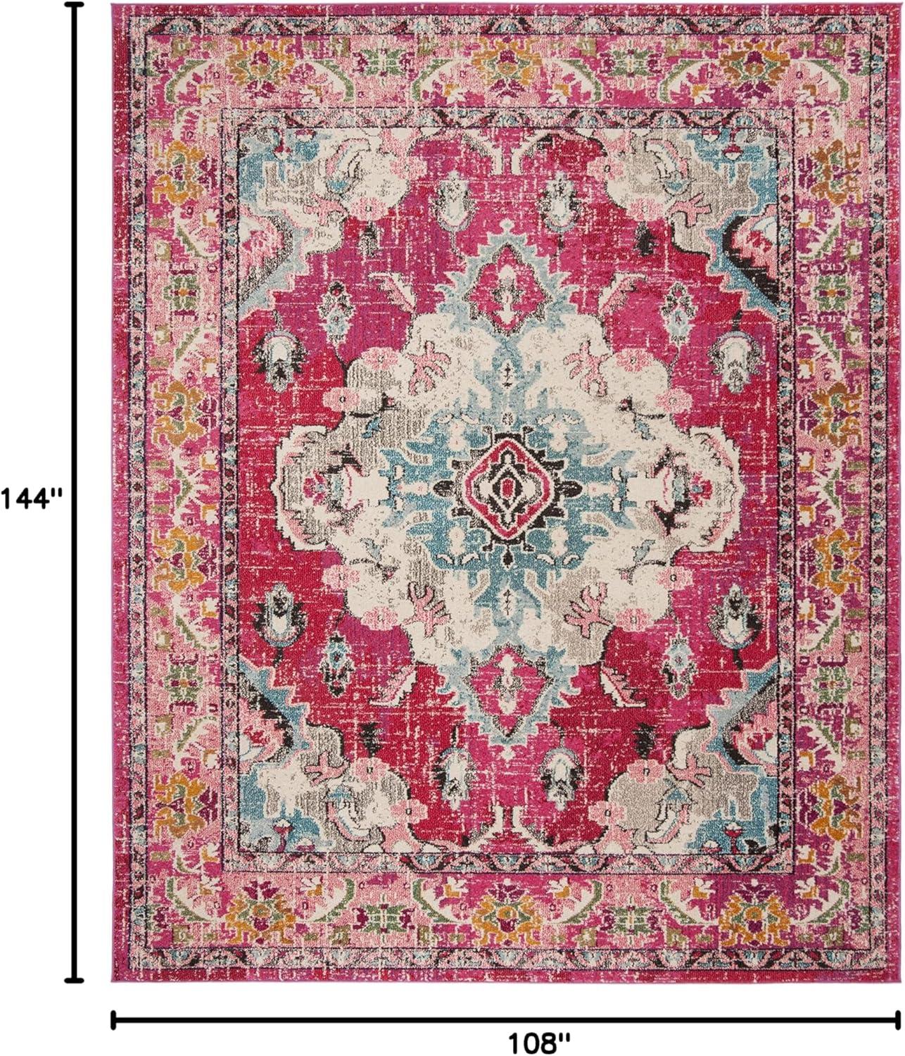 Monaco 54" Multicolor Synthetic Reversible Area Rug