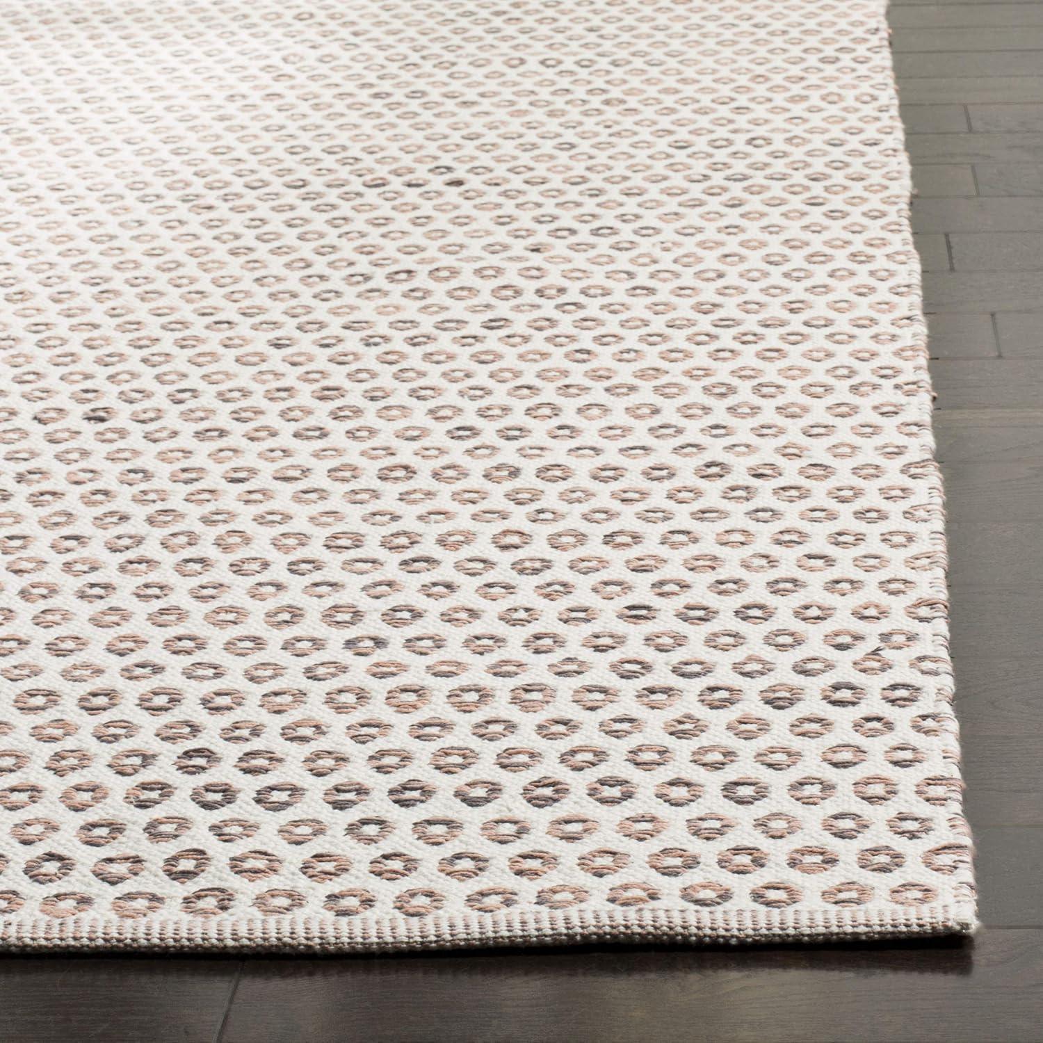 Church Street Hand Woven Cotton Geometric Rug