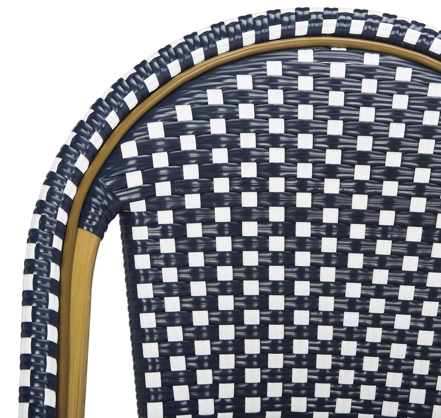 Casidy Polyethylene (PE) Wicker Wicker Outdoor Dining Side Chair