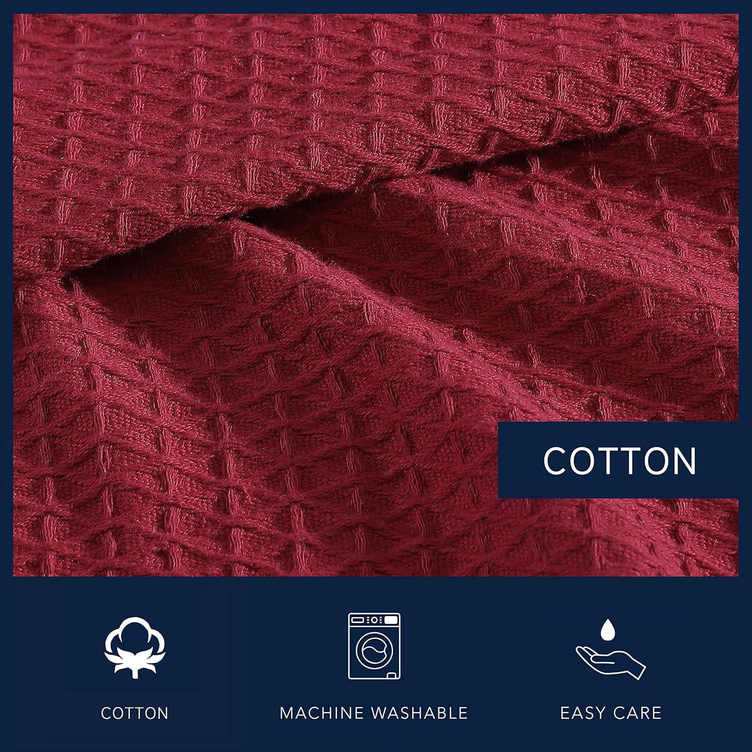 Nautica Nautica Baird Solid Cotton Reversible Blanket