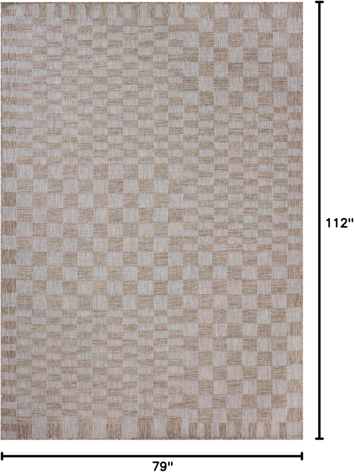 Amber Lewis x Loloi Indoor / Outdoor Topanga Natural / Dove Area Rug