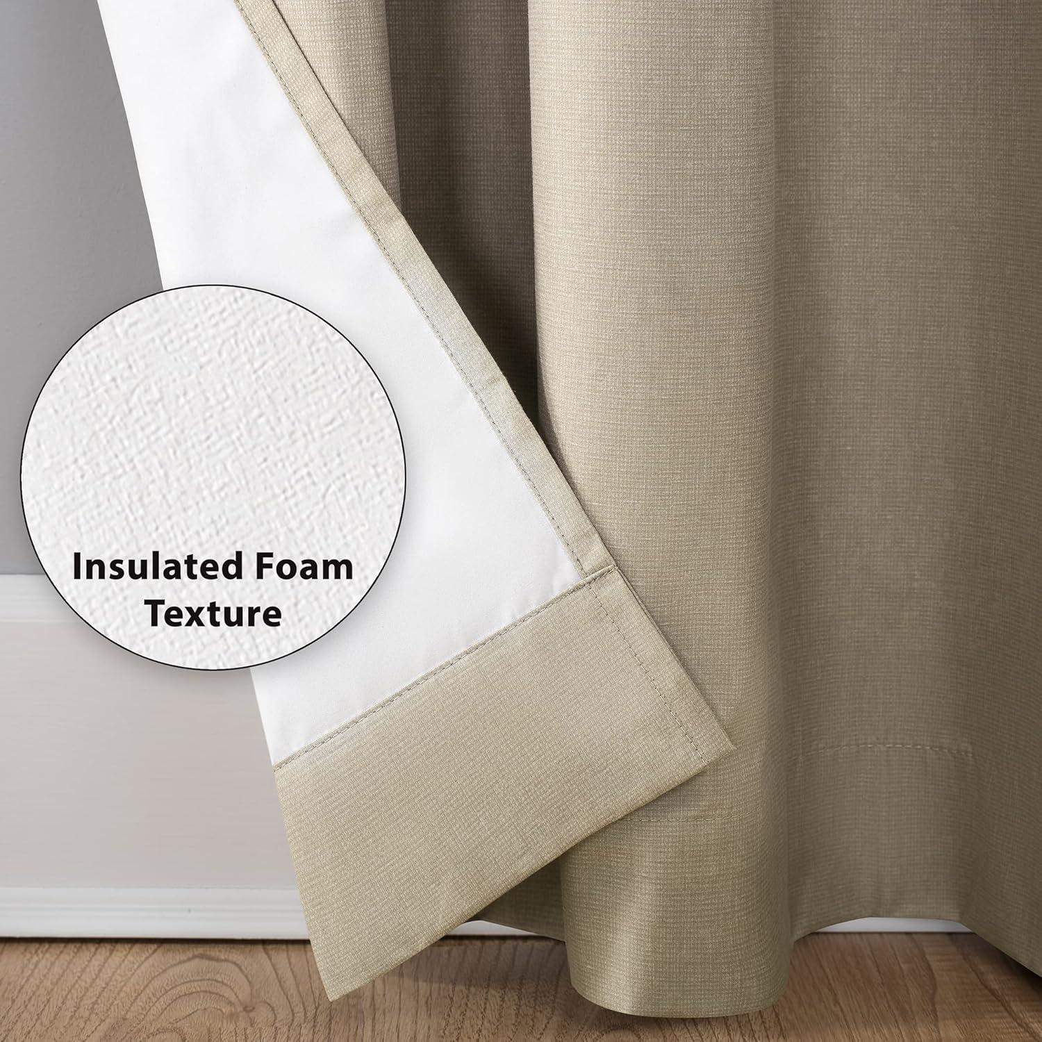 Sun Zero Cameron Thermal Insulated 100% Blackout Grommet Curtain Panel