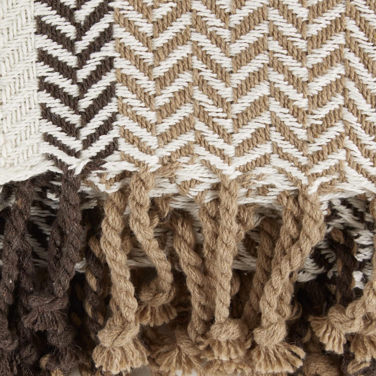 50"x60" Bold Herringbone Throw Blanket - Design Imports