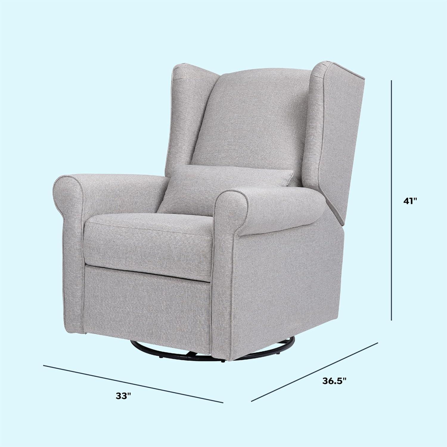 daVinci Hayden Swivel Reclining Glider