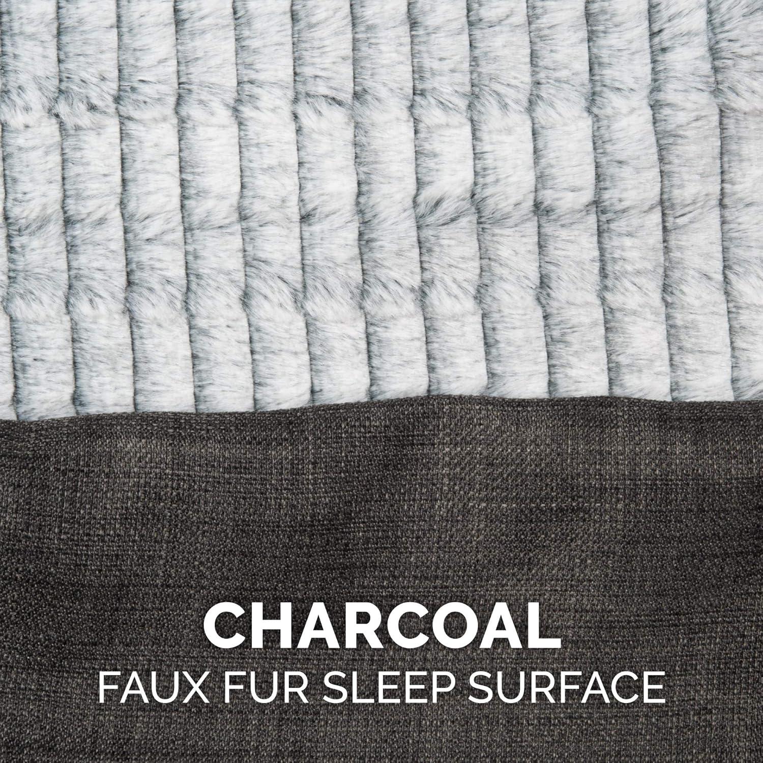 FurHaven Luxe Fur & Performance Linen Sofa Bed