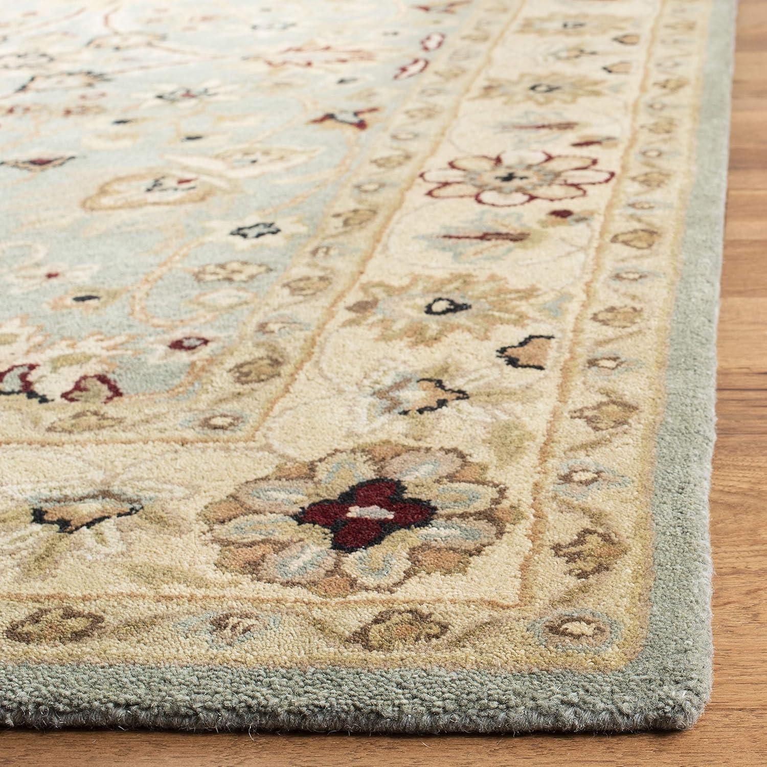 Antiquity AT249 Hand Tufted Accent Rug - Light Blue/Ivory - 2'x3' - Safavieh.