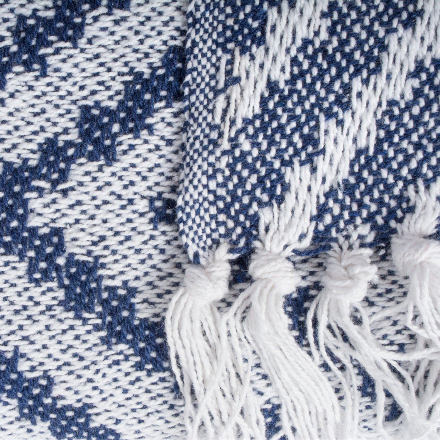 Design Imports Hand Woven Throw Blanket