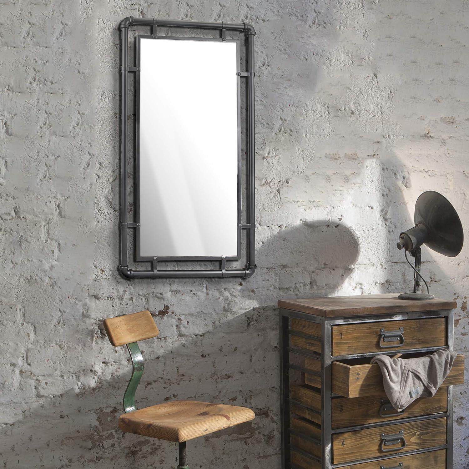 Culley Metal Flat Wall Mirror